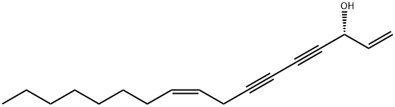 1,9-Heptadecadiene-4,6-diyn-3-ol Struktur