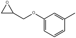 1,2-EPOXY-3-(3-METHYLPHENOXYPROPANE) Struktur