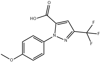 1-(4-METHOXYPHENYL)-3-(TRIFLUOROMETHYL)-1H-PYRAZOLE-5-CARBOXYLIC ACID Struktur