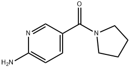 (6-Aminopyridin-3-yl)(pyrrolidin-1-yl)methanone Struktur