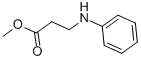 3-PHENYLAMINO-PROPIONIC ACID METHYL ESTER Struktur