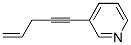 Pyridine, 3-(4-penten-1-ynyl)- (9CI) Struktur