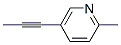 Pyridine, 2-methyl-5-(1-propynyl)- (9CI) Struktur