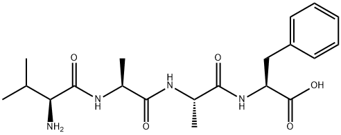 H-VAL-ALA-ALA-PHE-OH, 21957-32-4, 結(jié)構(gòu)式