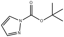 tert-Butyl 1H-pyrazole-1-carboxylate Structure