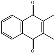 2,3-dimethyl-1,4-naphthoquinone Struktur