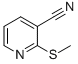 2-(METHYLTHIO)NICOTINONITRILE Struktur