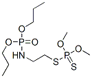 Phosphorodithioic acid S-[2-(dipropoxyphosphinylamino)ethyl]O,O-dimethyl ester Struktur