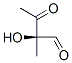 Butanal, 2-hydroxy-2-methyl-3-oxo-, (2R)- (9CI) Struktur