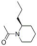 Piperidine, 1-acetyl-2-propyl-, (2S)- (9CI) Struktur