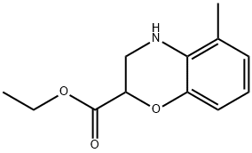 ETHYL 5-METHYL-3,4-DIHYDRO-2H-1,4-BENZOXAZINE-2-CARBOXYLATE Struktur