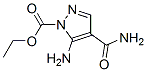 1H-Pyrazole-1-carboxylicacid,5-amino-4-(aminocarbonyl)-,ethylester(9CI) Struktur