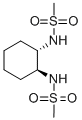 (1S,2S)-1,2-N,N'-BIS[(METHANE-SULFONYL)AMINO]-CYCLOHEXANE Struktur