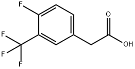 4-FLUORO-3-(TRIFLUOROMETHYL)PHENYLACETIC ACID price.