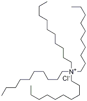 1-DecanaMiniuM, N,N,N-tris(decyl)-, chloride Struktur