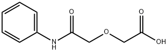 (2-anilino-2-oxoethoxy)acetic acid Struktur