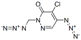 3(2H)-Pyridazinone,  5-azido-2-(azidomethyl)-4-chloro- Struktur