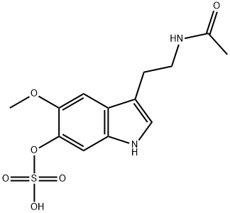 6-(SULFONYLOXY)MELATONIN Struktur