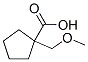 Cyclopentanecarboxylic acid, 1-(methoxymethyl)- (9CI) Struktur