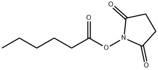 N-hydroxysuccinimide caproic acid ester Struktur