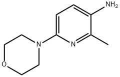 2-METHYL-6-(4-MORPHOLINYL)-3-PYRIDINAMINE Struktur