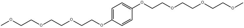 1 4-BIS(1 4 7 10-TETRAOXAUNDECYL)BENZEN& Struktur