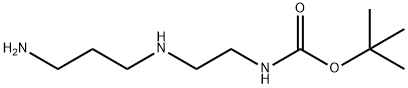 Carbamic acid, [2-[(3-aminopropyl)amino]ethyl]-, 1,1-dimethylethyl ester (9CI) Struktur