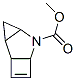 5-Azatricyclo[4.2.0.02,4]oct-7-ene-5-carboxylic acid methyl ester Struktur