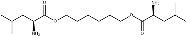 (2S,2'S)-2-AMINO-4-METHYL-PENTANOIC ACID 6-(2-AMINO-4-METHYL-PENTANOYLOXY)-HEXYL ESTER Struktur