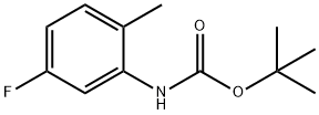 BOC-5-FLUORO-2-METHYLANILINE Struktur