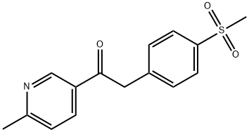 	1-(6-Methylpyridin-3-yl)-2-(4-(methylsulfonyl)phenyl)ethanone