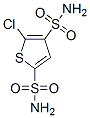 5-Chloro-2,4-thiophenedi(sulfonamide) Struktur