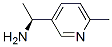 3-Pyridinemethanamine,alpha,6-dimethyl-,(alphaS)-(9CI) Struktur
