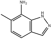 1H-Indazol-7-amine, 6-methyl- (9CI) Struktur