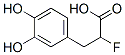 Hydrocinnamic acid, alpha-fluoro-3,4-dihydroxy- (8CI) Struktur