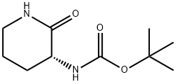 Carbamic acid, [(3R)-2-oxo-3-piperidinyl]-, 1,1-dimethylethyl ester (9CI)