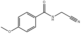 N-CYANOMETHYL-4-METHOXY-BENZAMIDE Struktur