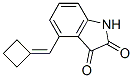 1H-Indole-2,3-dione, 4-(cyclobutylidenemethyl)- (9CI) Struktur