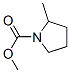 1-Pyrrolidinecarboxylicacid,2-methyl-,methylester(9CI) Struktur