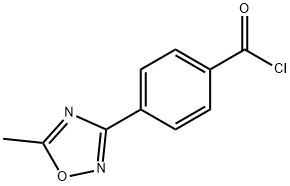 4-(5-METHYL-1,2,4-OXADIAZOL-3-YL)BENZOYL CHLORIDE Struktur