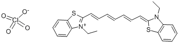 3,3'-DIETHYLTHIATRICARBOCYANINE PERCHLORATE Struktur