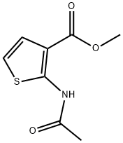 2-(Acetylamino)-3-thiophenecarboxylicacidmethylester Struktur