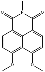 6,7-dimethoxy-2-methyl-1H-benz[de]isoquinoline-1,3(2H)-dione Struktur