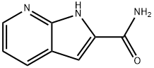 1H-Pyrrolo[2,3-b]pyridine-2-carboxamide(9CI) Struktur