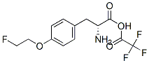 D-Tyrosine, O-(2-fluoroethyl)-, trifluoroacetate Struktur