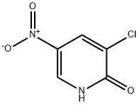 3-Chloro-2-hydroxy-5-nitropyridine Struktur