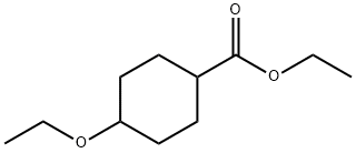 Cyclohexanecarboxylic acid, 4-ethoxy-, ethyl ester (9CI) Struktur