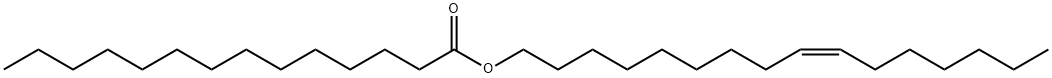 Tetradecanoic acid (Z)-9-hexadecenyl ester Struktur