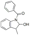 1-Benzoyl-3-methyl-2-indolinol Struktur