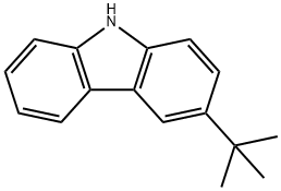 3-tert-Butyl-9H-carbazole Struktur